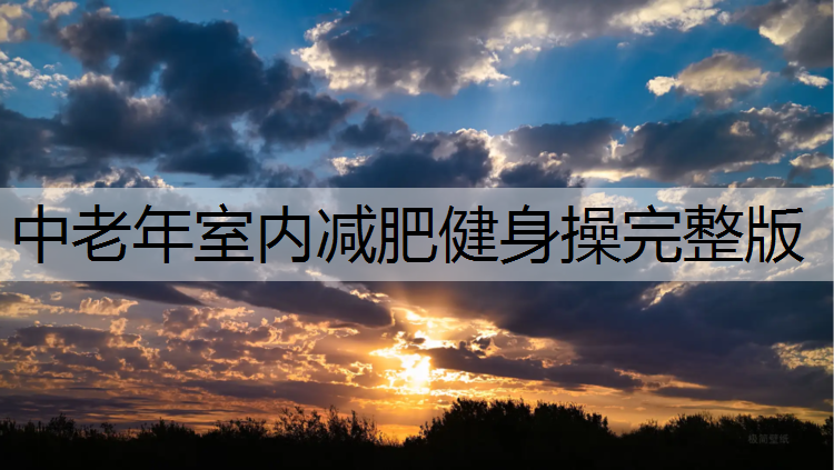 中老年室内减肥健身操完整版